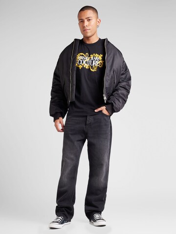 Versace Jeans Couture T-Shirt 'BAROQUE' in Schwarz