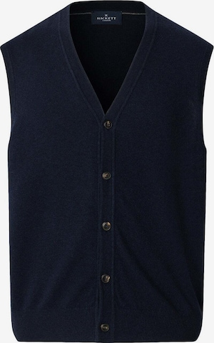Hackett London Strickweste in Blau: Vorderseite