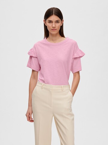 SELECTED FEMME Shirts 'Rylie' i pink: forside