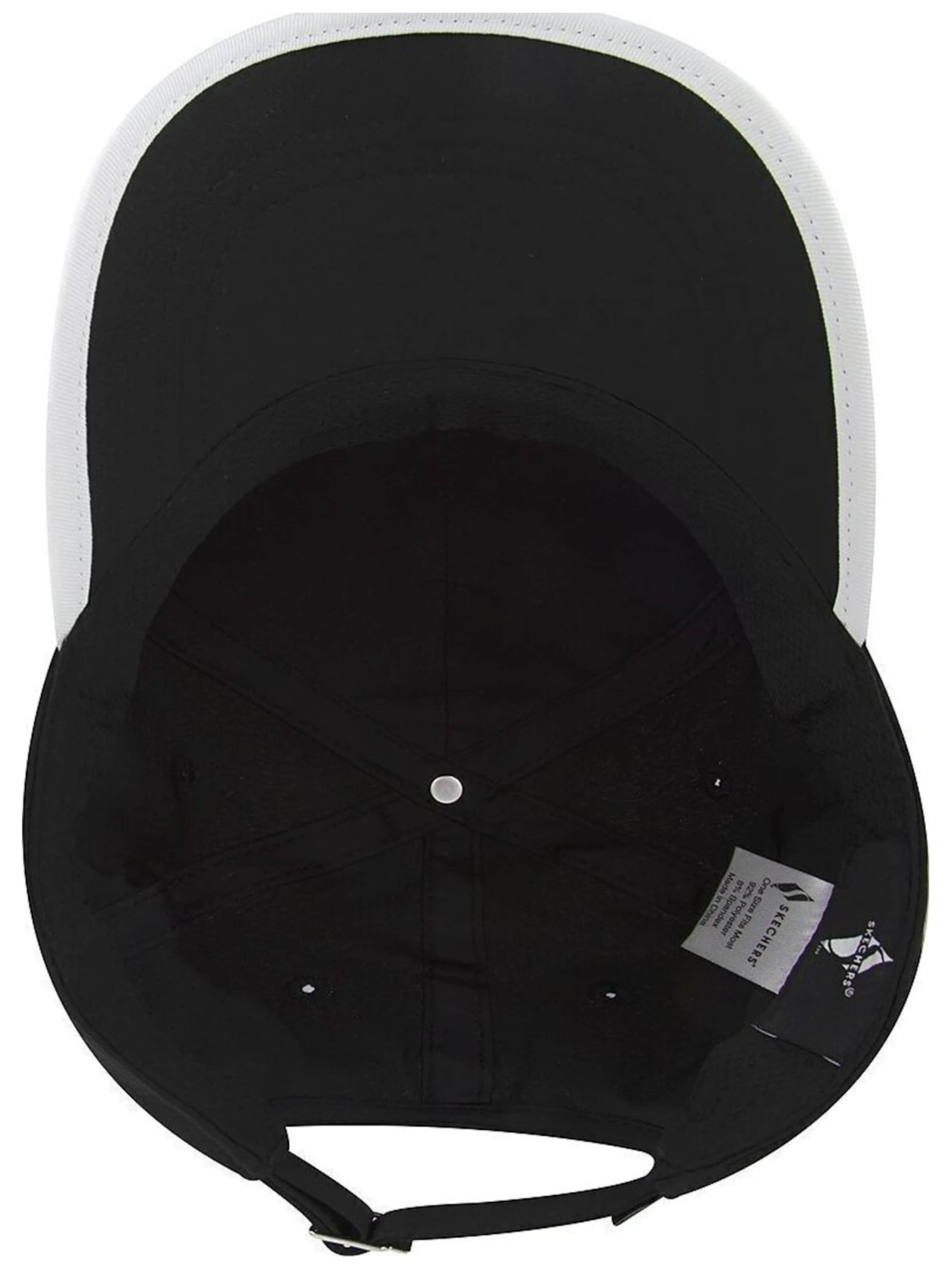 SKECHERS - Gorra deportiva 'Skechers Skechweave Diamond Colorblocked Hat' en negro