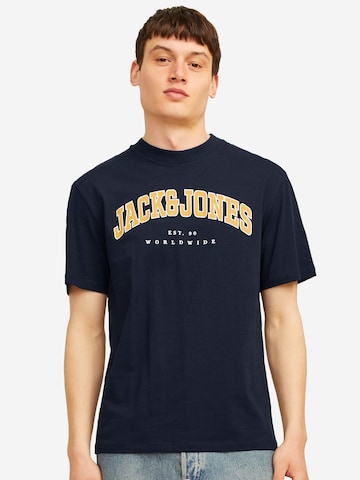 JACK & JONES Shirt 'Caleb Varsity' in Blau