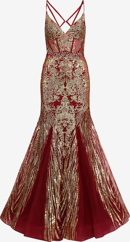 Kraimod Evening Dress in Red: front