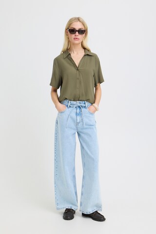 b.young Wide Leg Jeans in Blau: Vorderseite