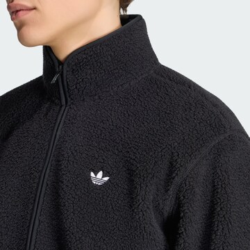 Veste en polaire 'Trefoil Essentials' ADIDAS ORIGINALS en noir