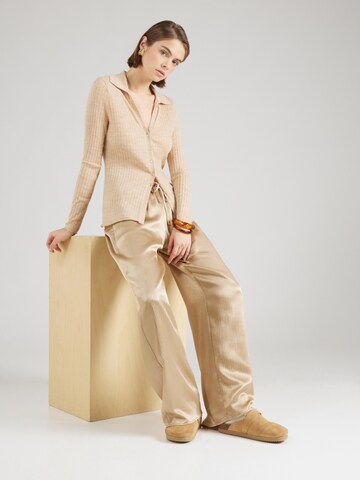 Abercrombie & Fitch Gebreid vest in Beige
