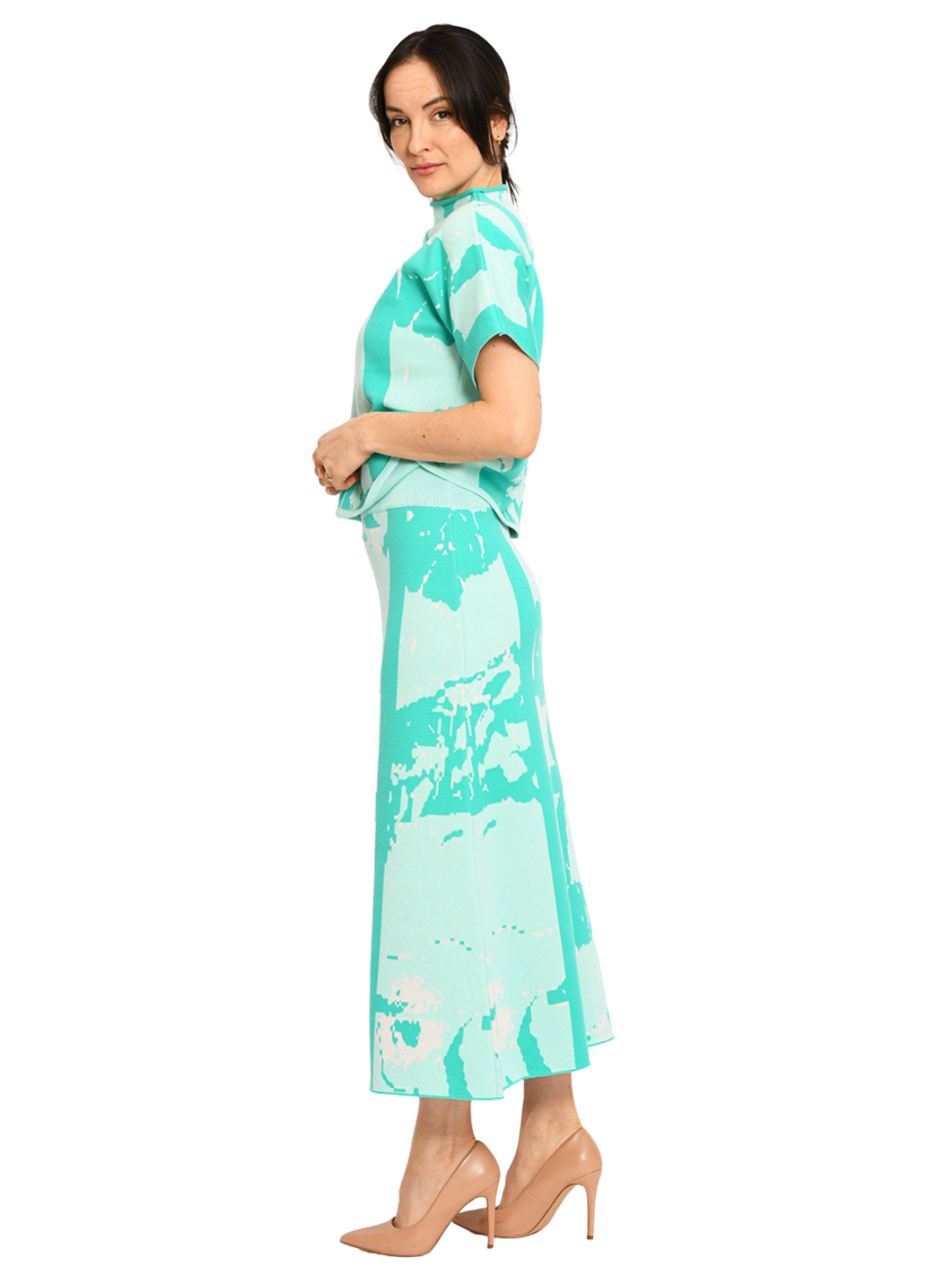 Csillag Zsuzsi - Falda 'Rome' en azul