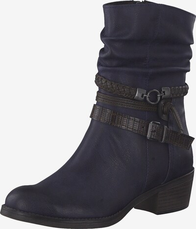 MARCO TOZZI Bottes de cowboy en bleu marine, Vue avec produit
