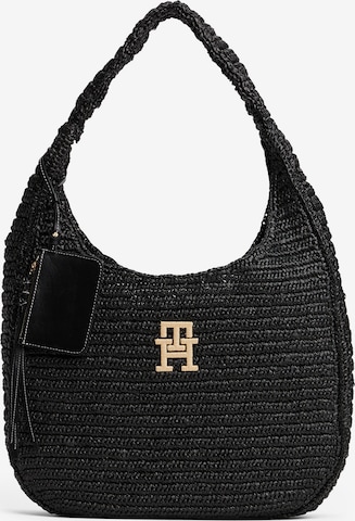 TOMMY HILFIGER Shopper in Zwart: voorkant