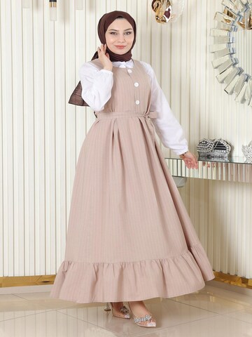 MODAMIHRAM Tunic in Beige: front