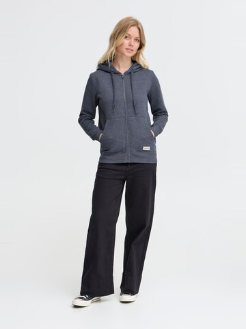 Oxmo Kapuzenfleecejacke ' OXKAREN ' in Blau