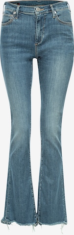 True Religion Flared Jeans in Blue: front