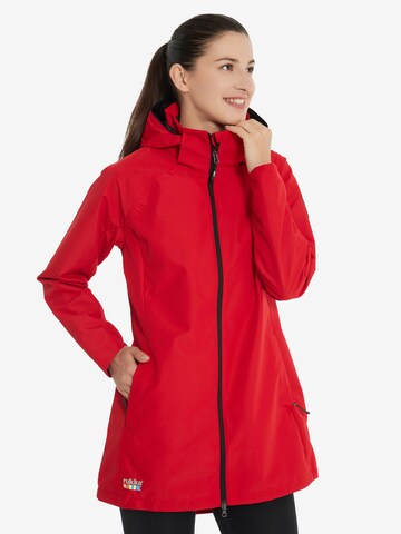 Manteau outdoor 'Punittu' Rukka en rouge