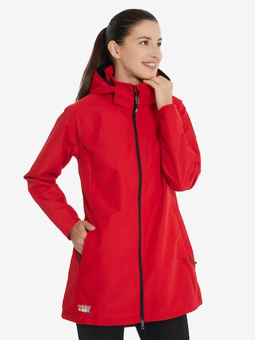 Rukka Outdoor coat 'Punittu' in Red