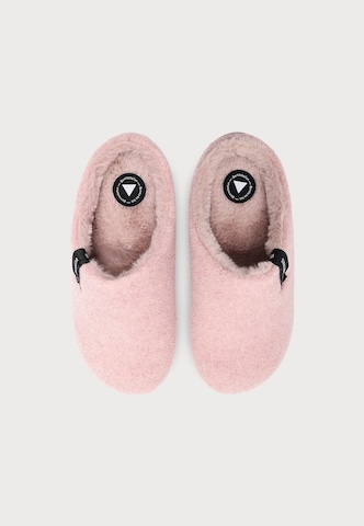 Pantoufle 'YORK' VERBENAS en rose