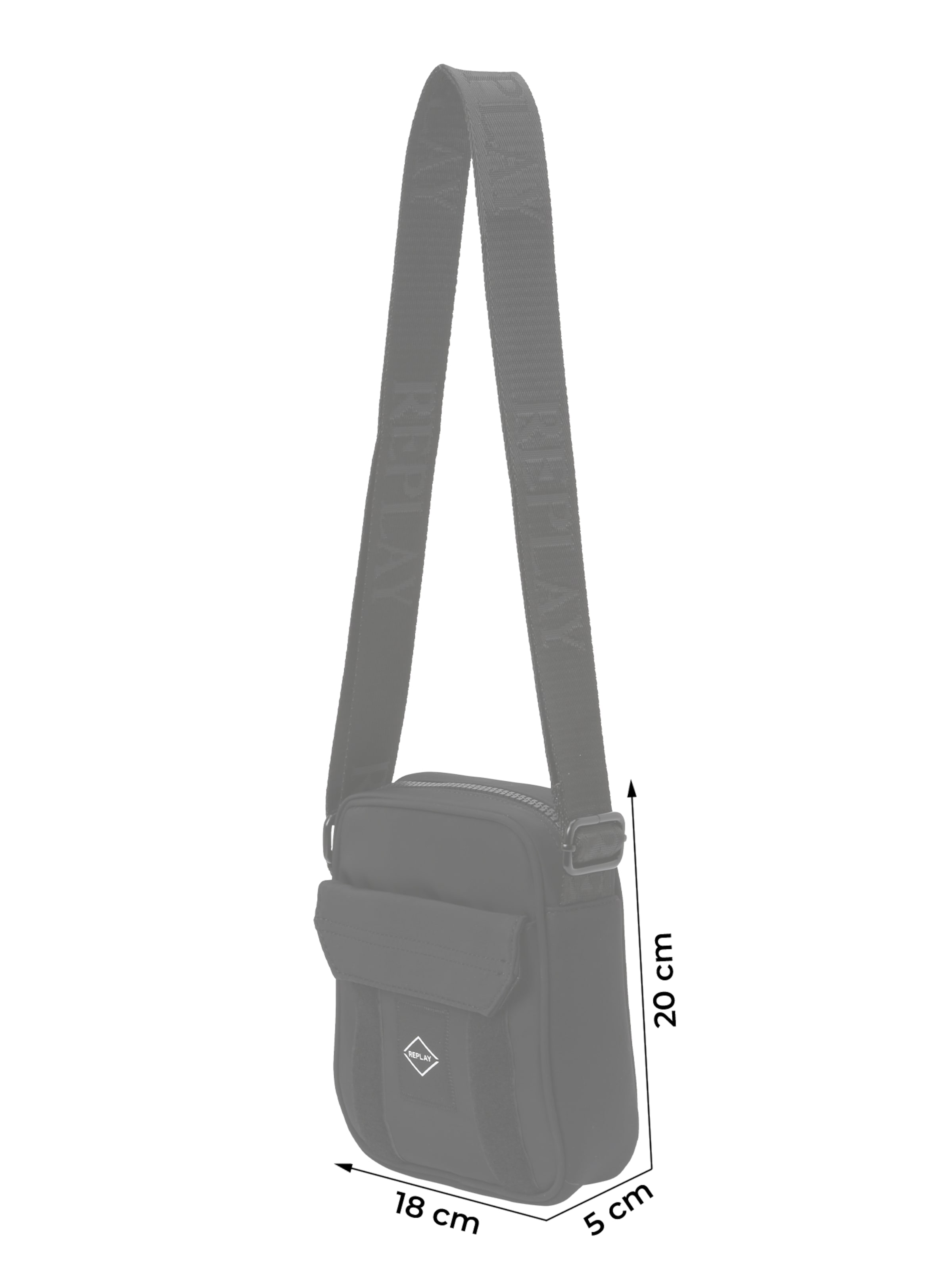 Sac à bandoulière REPLAY en noir