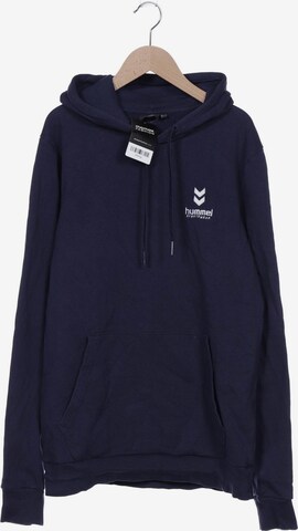 Hummel Sweatshirt & Zip-Up Hoodie in L in Blue: front