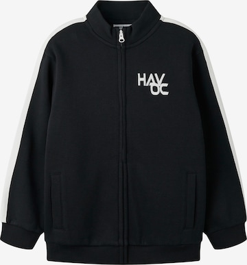 NAME IT Zip-Up Hoodie 'NKMLANCO' in Black: front