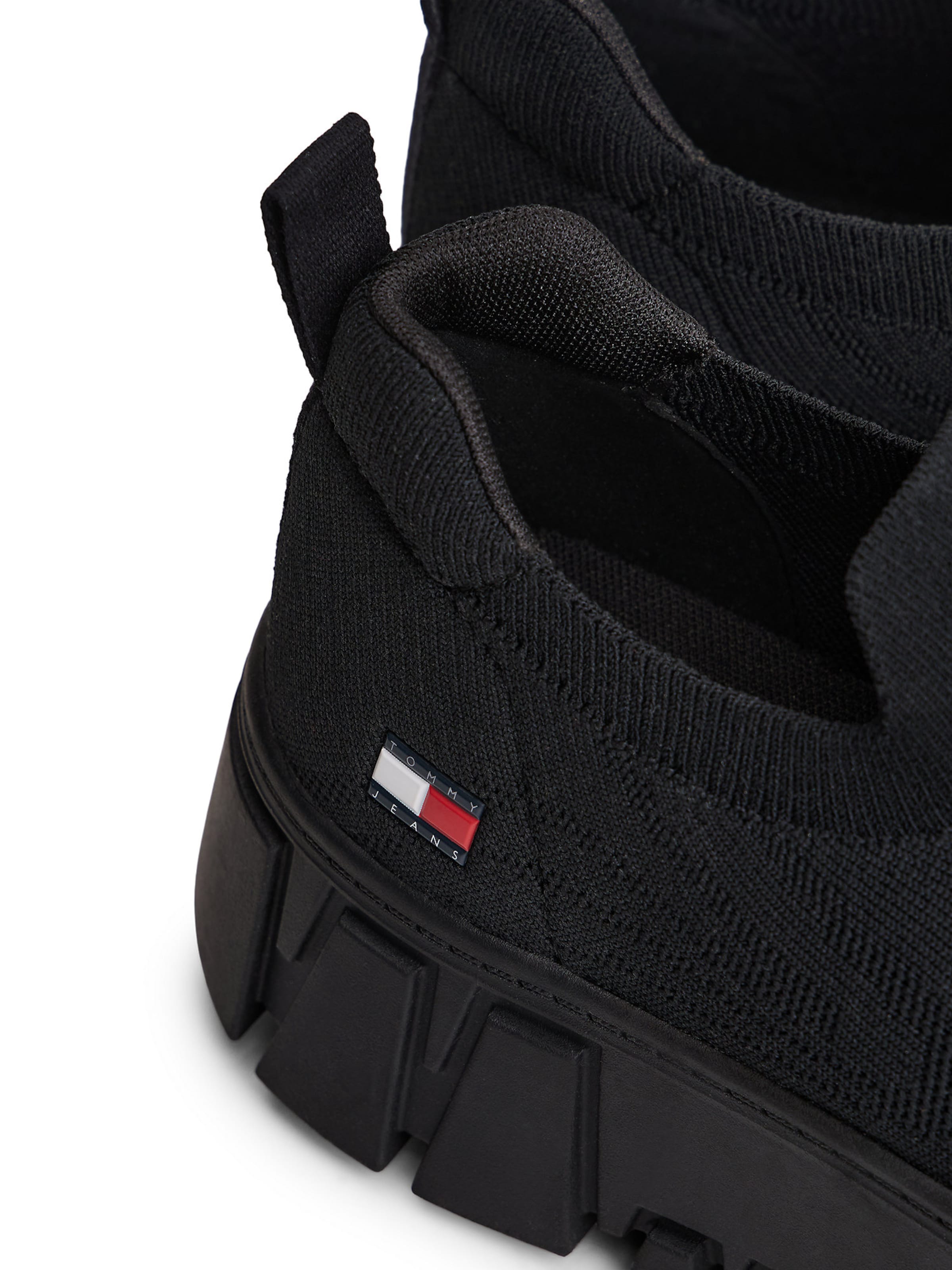 Slip on Tommy Jeans en noir