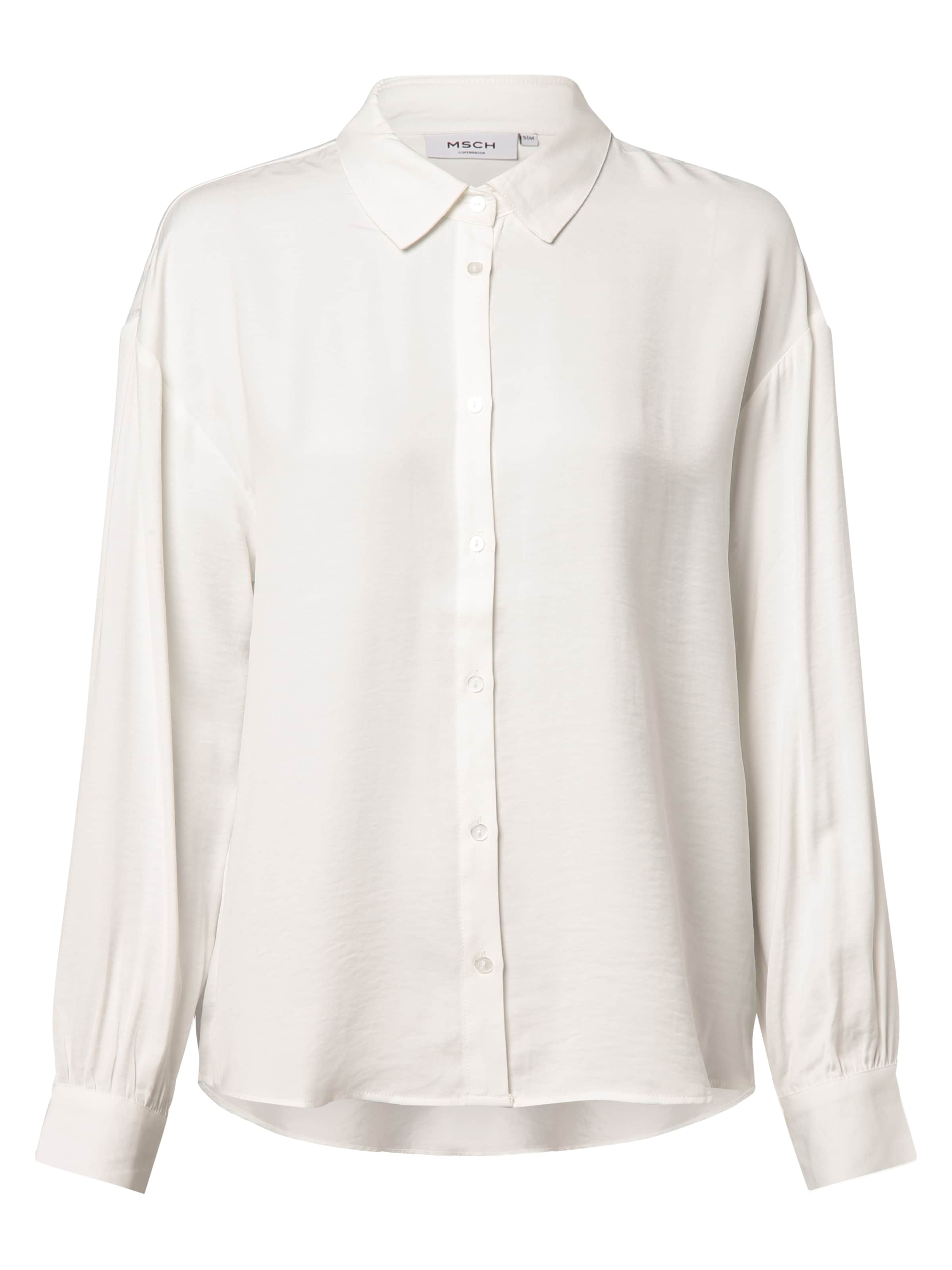 Chemisier 'Sandeline Maluca' MSCH COPENHAGEN en blanc : devant