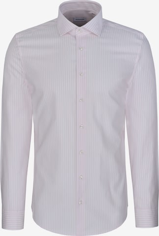 Coupe slim Chemise SEIDENSTICKER en rose : devant