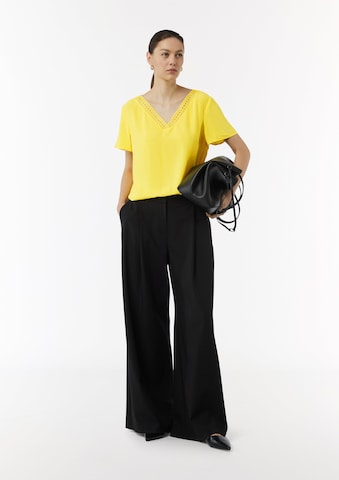 T-shirt COMMA en jaune
