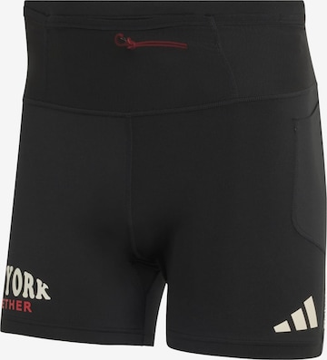 ADIDAS PERFORMANCE Skinny Urheiluhousut 'ADIZERO' värissä musta: etupuoli