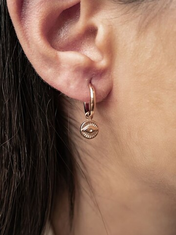 Orecchini 'Lucky Gaze' di Hey Happiness in oro