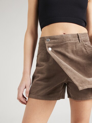 ONLY Regular Pants 'MOXIE' in Brown