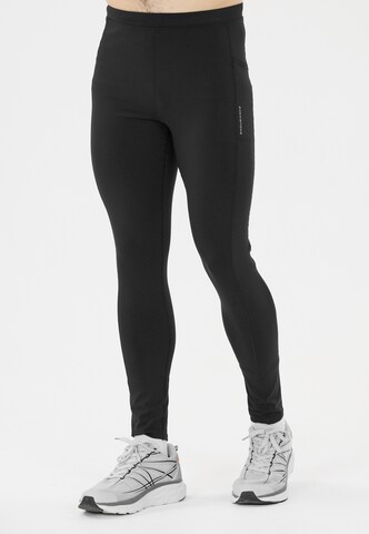 ENDURANCE Slim fit Sports trousers 'Strong' in Black: front