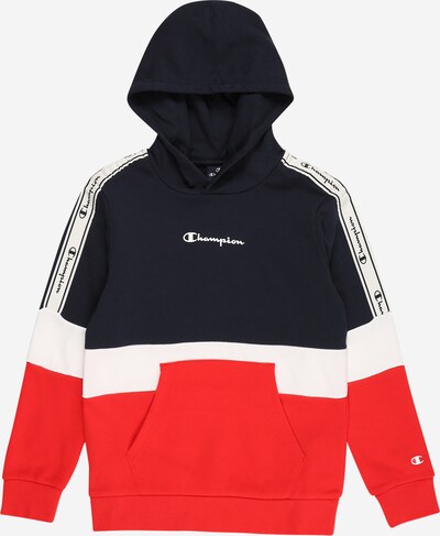 Champion Authentic Athletic Apparel Sweatshirt i mørkeblå / rød / hvit, Produktvisning