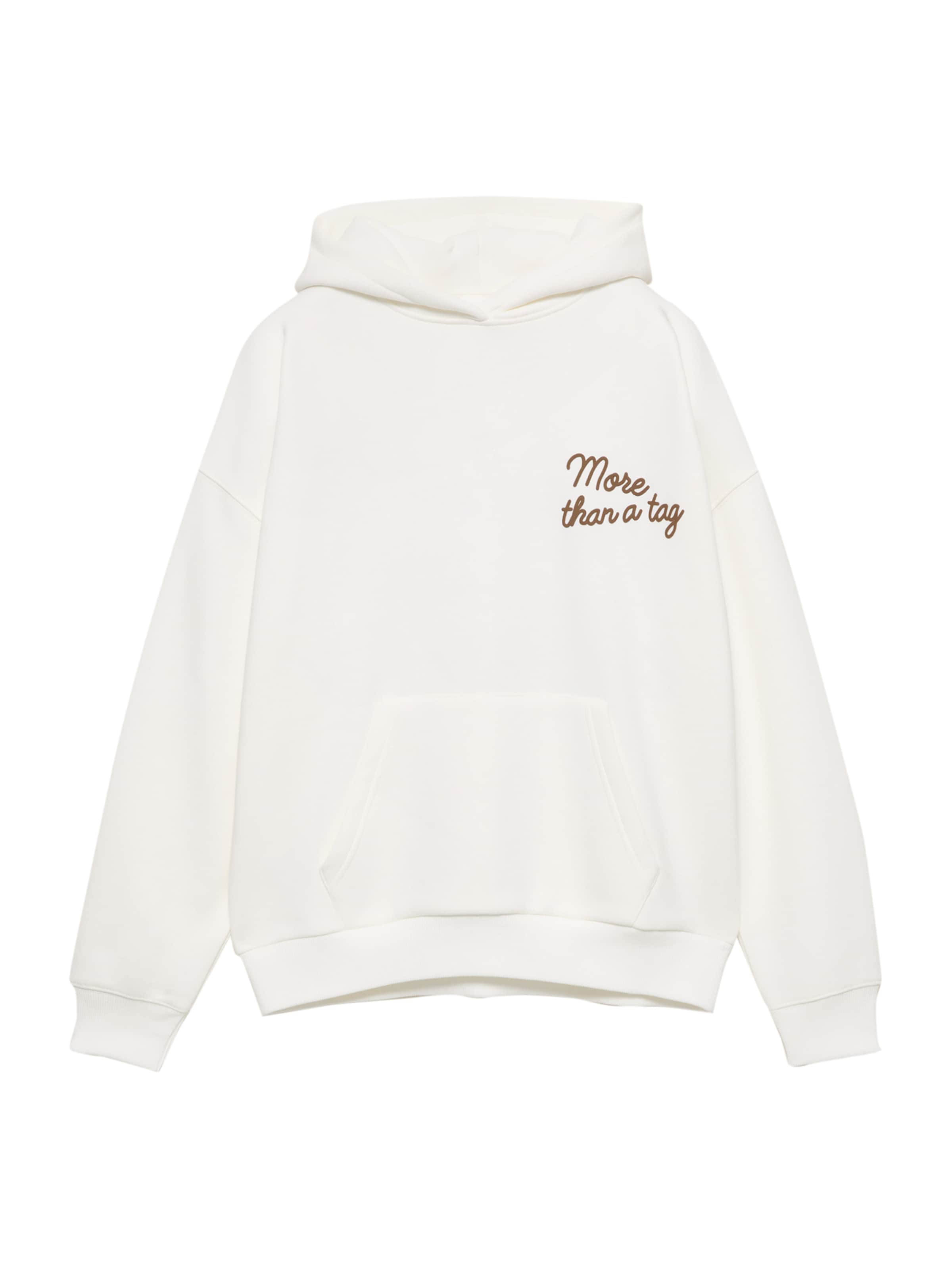 Felpa 'PACIFIC' di Pull&Bear in bianco: frontale