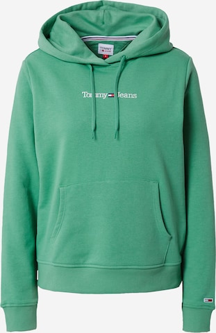 Tommy Jeans Μπλούζα φούτερ σε πράσινο: μπροστά