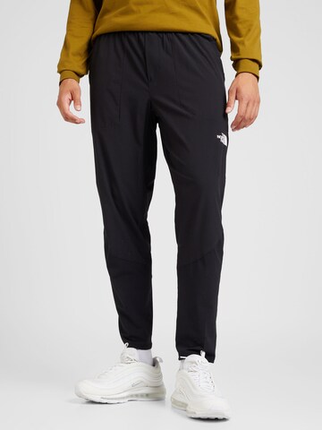 THE NORTH FACE Tapered Outdoorbroek 'SUNRISER' in Zwart: voorkant