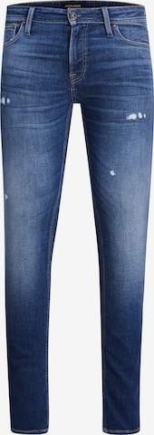 Skinny Jeans 'LIAM ORIGINAL JOS' de la JACK & JONES pe albastru: față