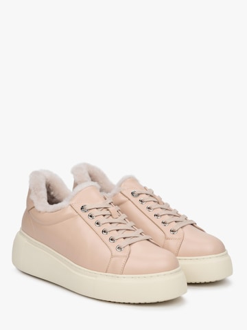 Estro Snowboots '063-15' i beige: forside