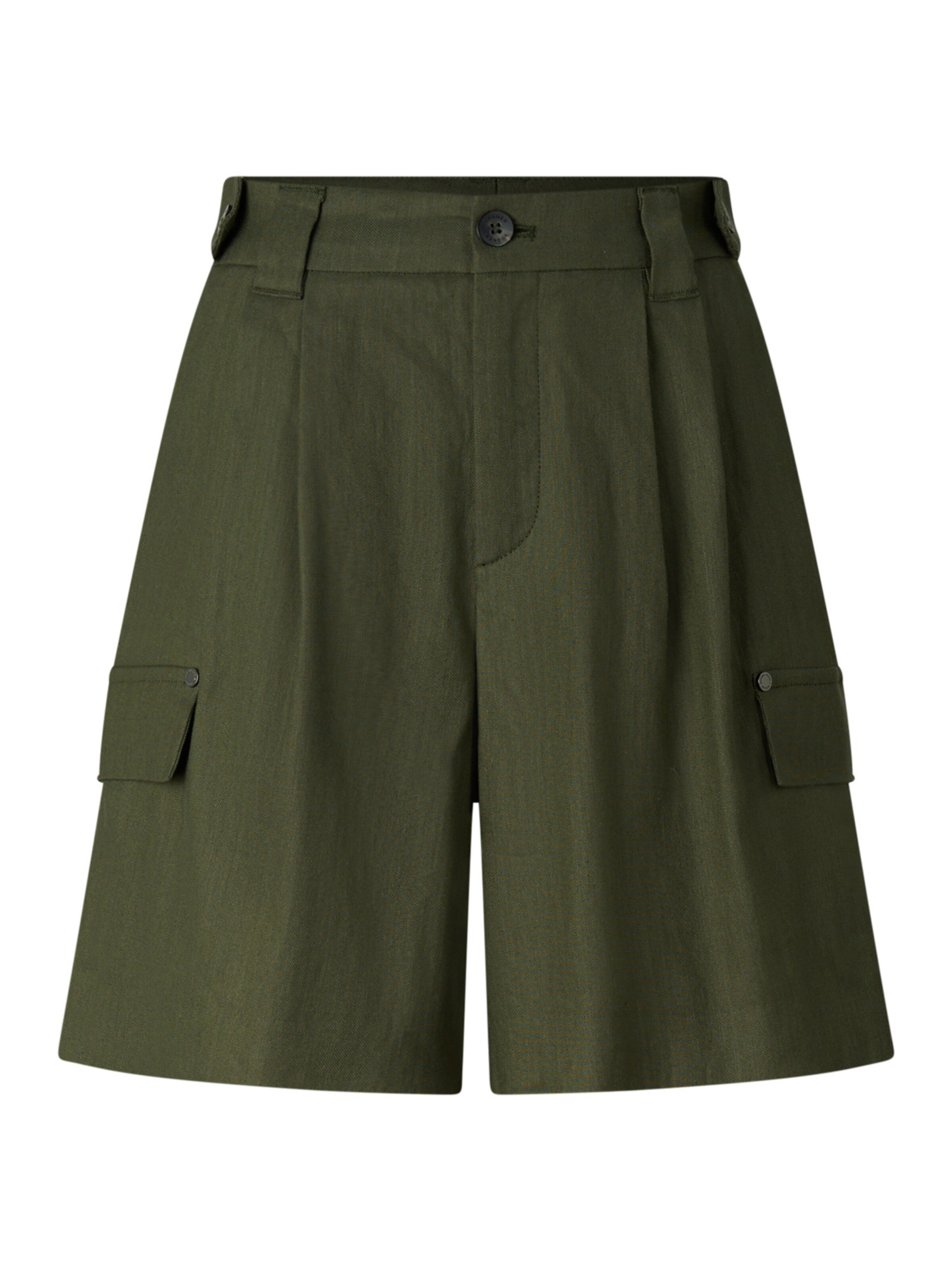 BOGNER Flared Shorts 'Hanny' in Grün: Vorderseite