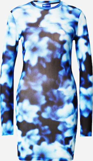 KARL LAGERFELD JEANS Šaty - tyrkysová / noční modrá / bílá, Produkt
