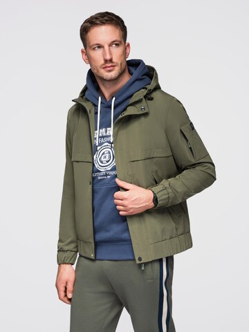Ombre Functionele jas in Groen: voorkant