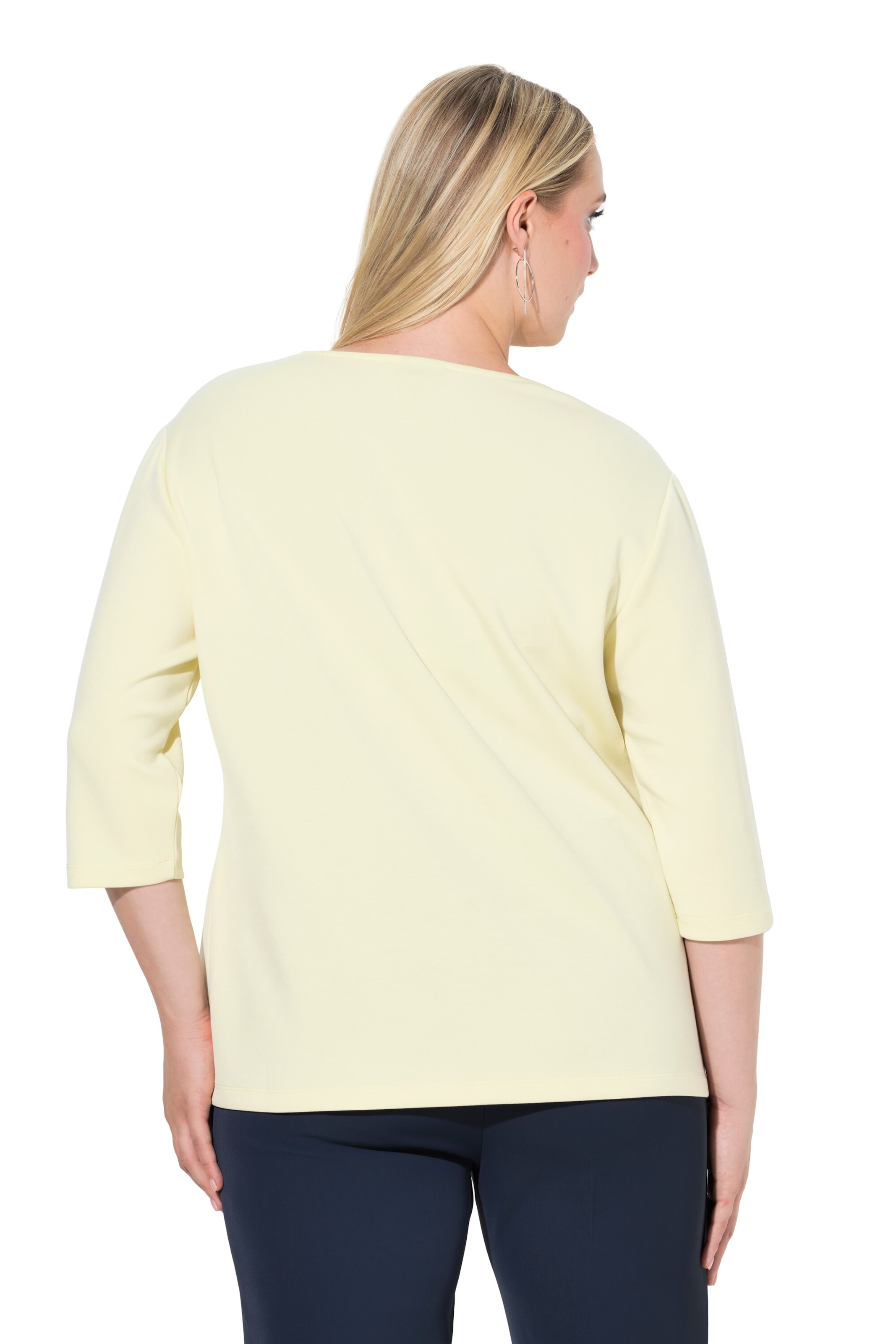 Ulla Popken Sweatshirt in Yellow