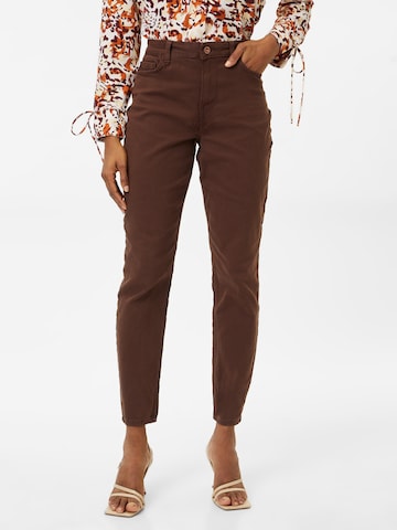 PIECES Jeans 'KESIA' in Brown: front