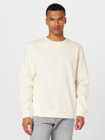 Sweat-shirt G-Star RAW en beige : devant