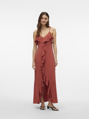 VERO MODA Kleid 'ALVA' in Braun