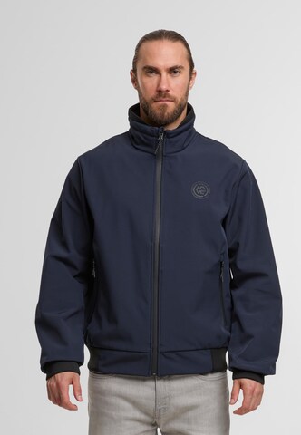 INDICODE JEANS Jacke 'Route' in Blau