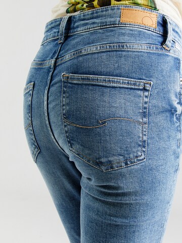 Skinny Jean 'Sadie' QS en bleu