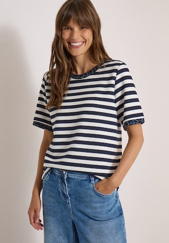 Tricou de la CECIL pe albastru: față