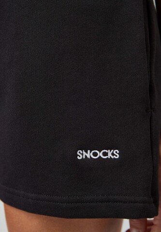 juoda SNOCKS Standartinis Kelnės