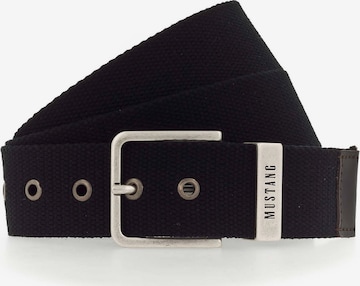 Ceinture MUSTANG en noir : devant