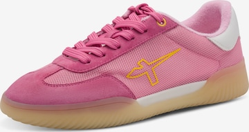 Baskets basses Tamaris en rose : devant