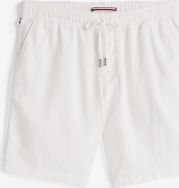 TOMMY HILFIGER Trousers in White: front