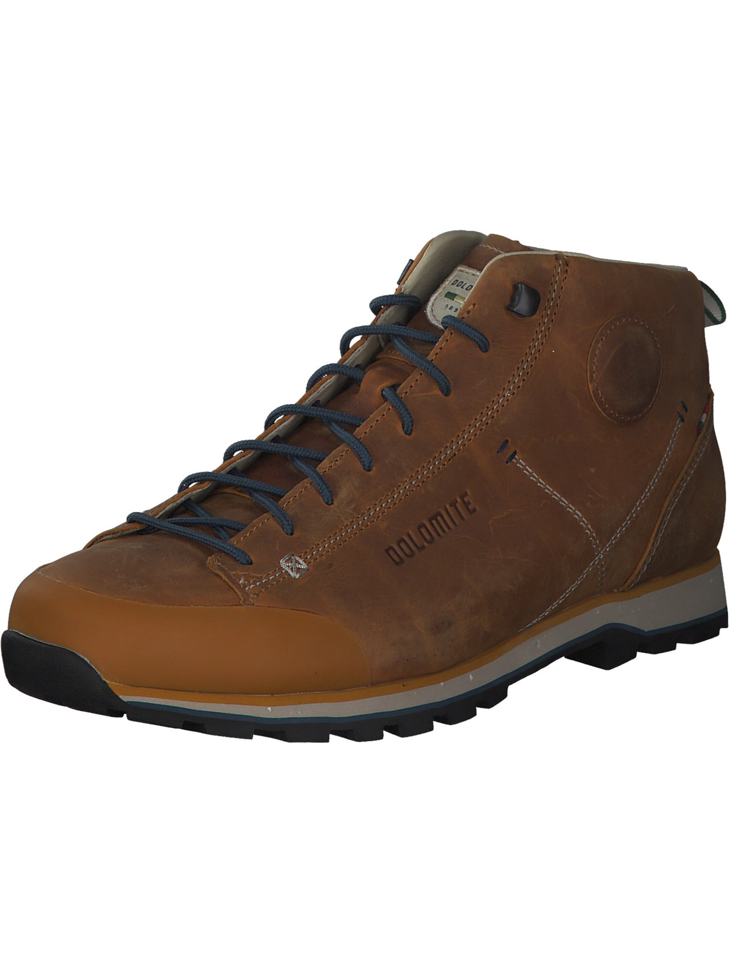 Dolomite Lace-Up Boots in Brown: front
